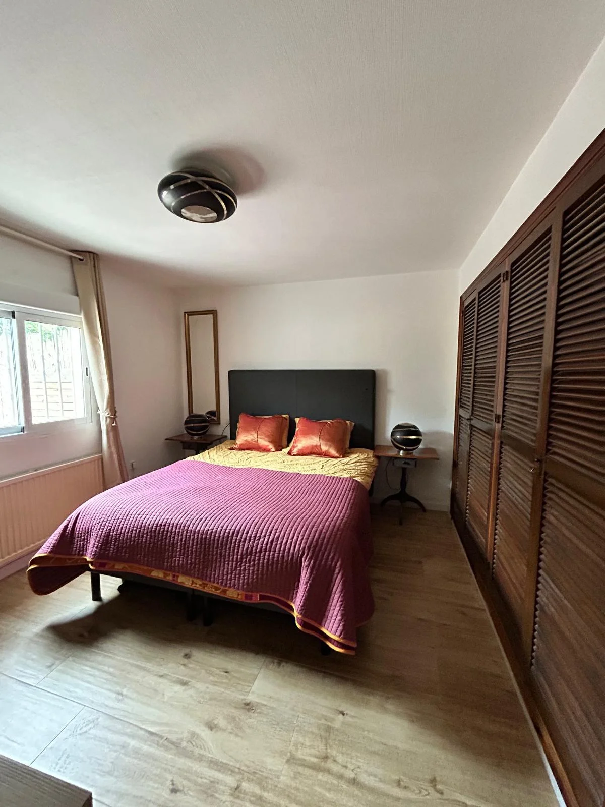 Tweede slaapkamer met tweepersoonsbed